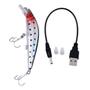 Imagem de Isca De Pesca Elétrica Recarregável Usb Twitching Lure Led