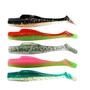 Imagem de Isca Macia 80mm 4.8g 6 Peças TPR Paddle Tail Swimbait Iscas De Pesca De Silicone Artificial Da