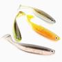 Imagem de Isca Macia Swimbait Iscas 5 Tamanhos 3d Olhos Jig Cabeça Equipamento Para Pique Zander Snook Poleiro