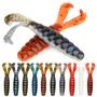 Imagem de Iscas de Pesca Duráveis Twin Tail Grub - 10 Peças com Caixa - Material TPR
