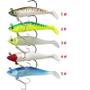 Imagem de Iscas de Pesca Substituíveis com Gancho - Jig Head, Chumbo Macio e Isca Interna
