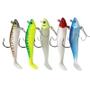 Imagem de Iscas de Pesca Substituíveis com Gancho - Jig Head, Chumbo Macio e Isca Interna