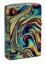 Imagem de Isqueiro de bolso Zippo Colorful Swirl Design Glow in the Dark