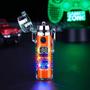 Imagem de Isqueiro Elétrico A Prova De Vento Recarregável Com Lanterna Micro Usb Design Lindo Degradê HB2561