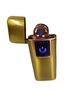 Imagem de Isqueiro eletrico bolso com entrada USB recarregavel Super Luxo Acendedor Portatil