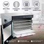 Imagem de Ivation 6 Tray Commercial Food Desidratador Máquina 600w, Configuração Fácil, Temporizador Digital Ajustável e Controle de Temperatura  Secador para Jerky, Herb, Carne, Carne, Frutas e Legumes Secos  Aço Inoxidável