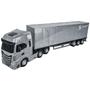 Imagem de Iveco S-way Caminhão Carreta Com Baú Em Várias Cores 1/30 - Usual Brinquedos