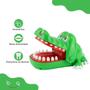 Imagem de Jacare de brinquedo jogo croc-croc morde dedos bbr toys