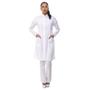 Imagem de Jaleco feminino violeta city stretch branco