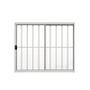 Imagem de Janela 2 folhas com grade linha 18 modular aluminio branco