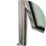 Imagem de Janela Basculante de Alumínio 100x100cm com Vidro Boreal Anodizado Master Brimak