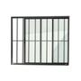 Imagem de Janela Confort 2 Folhas com Grade Vidro Liso 100cm x 80cm Brimak