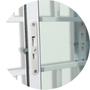 Imagem de Janela Confort 2 Folhas com Grade Vidro Reflex 80cm x 100cm Brimak