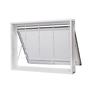 Imagem de Janela de Aço Maxim-Ar 60x60cm com Grade Quadriculada e Vidro Boreal Qualitysol Ramassol
