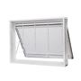 Imagem de Janela de Aço Maxim-Ar 60x60cm com Grade Quadriculada e Vidro Boreal Qualitysol Ramassol