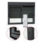 Imagem de Janela Elite 2 Folhas Moveis com Persiana Integrada Correr com Motor e Controle Remoto 140 X 120 Vid