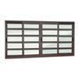 Imagem de Janela Elite com Travessas 4 Folhas Moveis 100 X 240 Vidro Liso