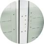 Imagem de Janela Janela Veneziana Confort 3 Folhas com Grade Vidro Liso 100cm x 80cm Brimak