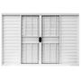 Imagem de janela quarto veneziana de alumínio branco 100x100 6fls C/grade L.18