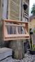 Imagem de Janela Vitrô de Madeira para banheiro 40x60x14 Vidro Quadriculado 2 Vidros