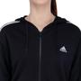 Imagem de Jaqueta Adidas com Capuz Essentials 3-Stripes Marinho e Branco