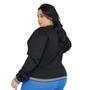 Imagem de Jaqueta Bomber Feminina Plus Size Com Bolsos G1 G2 G3 Blusa Frio Donna Martins