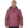 Imagem de  Jaqueta Bomber Masculina Puffer Nylon Peluciada Capuz Lisa