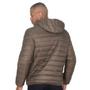 Imagem de  Jaqueta Bomber Masculina Puffer Nylon Peluciada Capuz Lisa