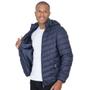 Imagem de Jaqueta Bomber Masculina Puffer Nylon Peluciada Capuz Lisa