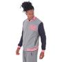 Imagem de Jaqueta College Moletom Masculina M10 Hoop USA Dark