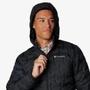 Imagem de Jaqueta Columbia Down Delta Ridge com Capuz Preto Masculino