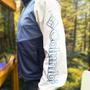 Imagem de Jaqueta Columbia Panther Creek Masculina Azul  Branco