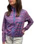Imagem de Jaqueta Corta Vento Feminino Impermeável - Animal Print Rosa Azul