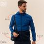Imagem de Jaqueta Corta Vento Sem Forro Masculina Com Capuz Resistente a Água Com Shoulder Bag Plus Size