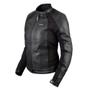 Imagem de Jaqueta Couro Feminino Moto Texx Storm Ld Preto 2xl