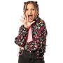 Imagem de Jaqueta Cropped Mari Santos Juvenil Menina Mini Diva Blogueirinha Brandili