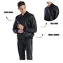 Imagem de Jaqueta De Couro 100% Legitimo Masculina Básica Moto Classic Bomber Punhos