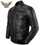 Imagem de Jaqueta de Couro Masculino Texx Cyber Dog - Preto - Motoqueiro - Motociclista - Proteção