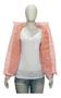 Imagem de Jaqueta De Inverno Feminina Nylon Capuz Pelinho Blusa Top 
