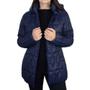 Imagem de Jaqueta Feminina Alpelo Plumas Plus Size Midnight Blue - 40500152