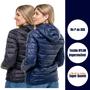 Imagem de Jaqueta Feminina Puffer Bolha Nylon Impermeável Blusa de Frio