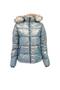 Imagem de Jaqueta Feminina Puffer Kla Metalizada Azul