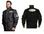 Imagem de Jaqueta Frio Inverno Refletiva Original Cr Califórnia Racing Preta Manga Removível Motoboy + Capuz Touca Ninja + Luva X11 Fit Touch Screen