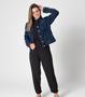 Imagem de Jaqueta jeans feminina casaco jaquetinha tecido Premium Rovitex