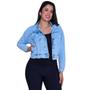 Imagem de Jaqueta Jeans feminina casaco jeans feminino