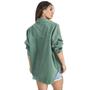 Imagem de Jaqueta Jeans Feminina Longa Oversized Camisão Inverno