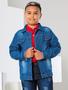 Imagem de Jaqueta Jeans Masculina Infantil e Juvenil Tam 02 a 16