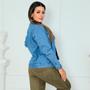 Imagem de Jaqueta Jeans Premium Tradicional Feminina - Azul