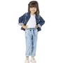 Imagem de Jaqueta Jeans Unissex Mania Kids Lavagem Escura