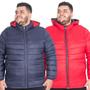 Imagem de Jaqueta Masculina Bobojaco Plus Size Dupla Face Nylon Puffer